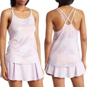 Nike Dri-Fit Strappy Razorback Yoga Tennis Workout‎ Floral Tank Plus Size 1X New
